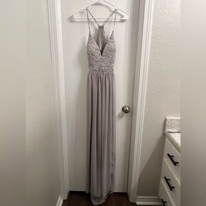 Grey maxi dress